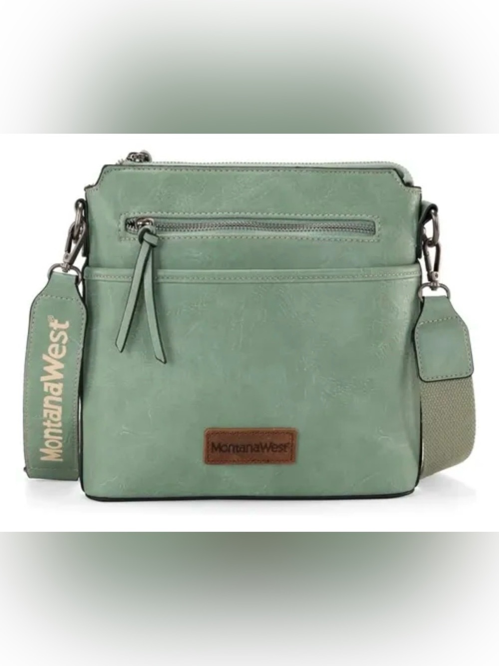 Montana West Sage Green Crossbody Bag